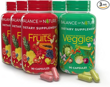 Balance of Nature Whole Food Supplement, Fruit & Veggies, 90 Servings