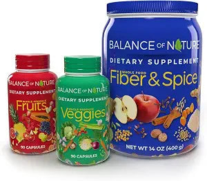 Balance of Nature Whole Health System, Fruits, Veggies & Fiber, 30 Servings