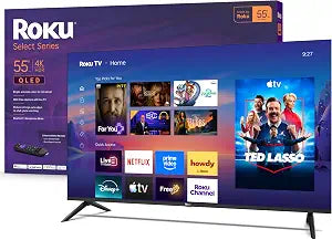 Roku 55-Inch Select Series Smart TV 2026-4K (2160p) QLED TV
